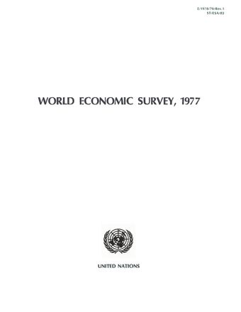 image of World Economic Survey 1977