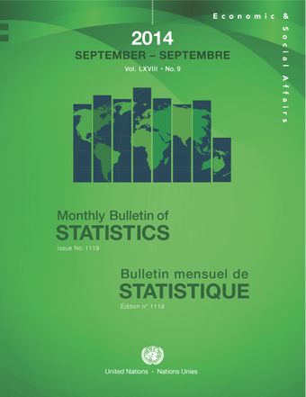 image of Monthly Bulletin of Statistics, September 2014
