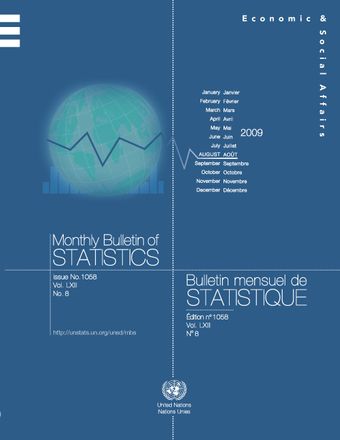 image of Monthly Bulletin of Statistics, August 2009