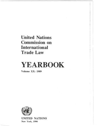 image of Check-list of UNCITRAL documents