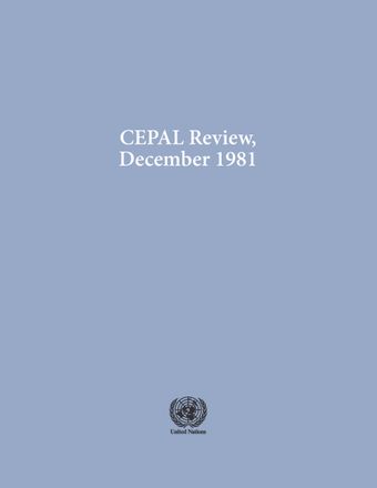CEPAL Review No. 15, December 1981