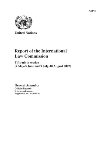 image of Responsibility of international organizations