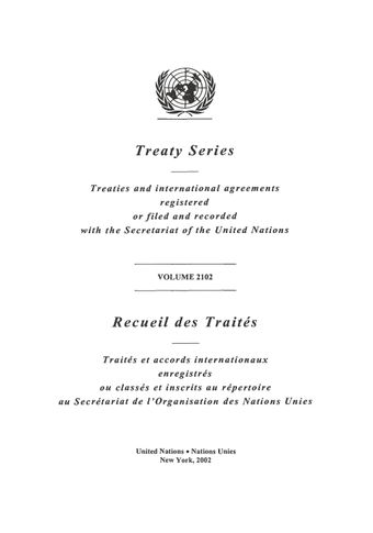 image of Treaty Series 2102