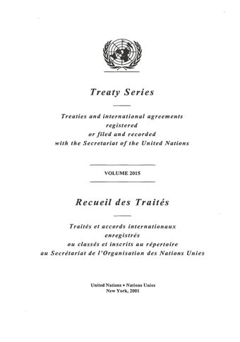 image of Treaty Series 2015