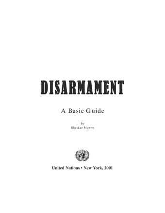 image of The United Nations and disarmament