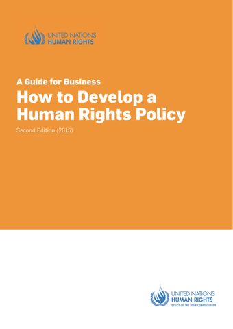 image of Why develop a Human Rights Policy?