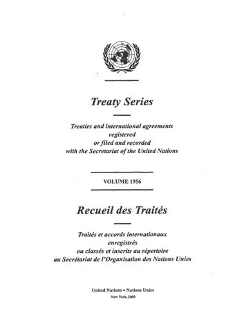 image of Treaty Series 1956