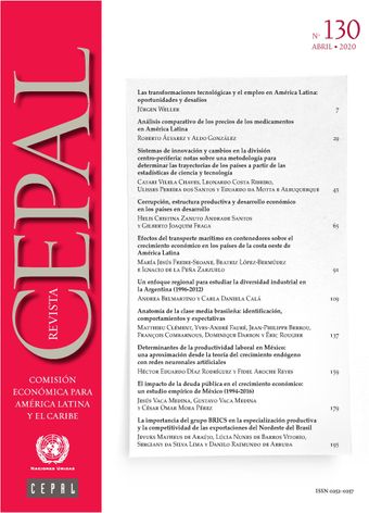 Revista de la CEPAL No. 130, Abril 2020