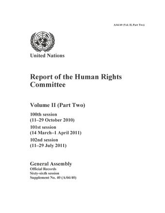image of C. Communication No. 1521/2006, Y.D. v. Russian Federation (Decision adopted on 25 March 2011, 101st session)