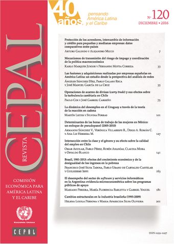 Revista de la CEPAL No. 120, Diciembre 2016