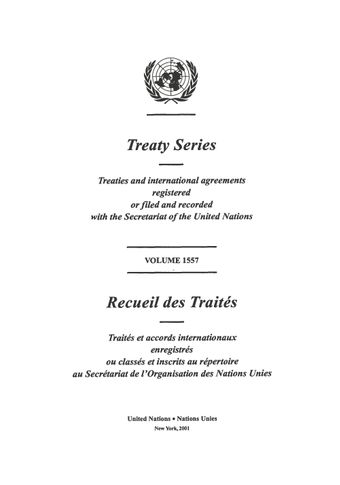 image of Treaty Series 1557