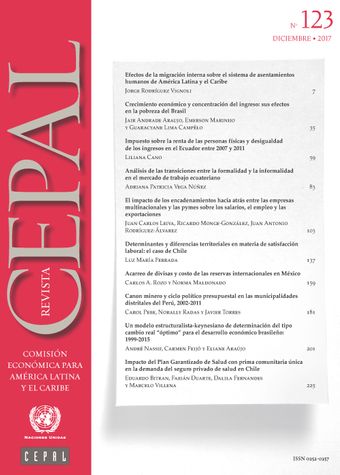 Revista de la CEPAL No. 123, Diciembre 2017
