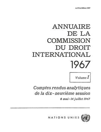 image of Comptes rendus analytiques de la dix-neuvième session