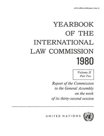 image of Yearbook of the International Law Commission 1980, Vol. II, Part 2