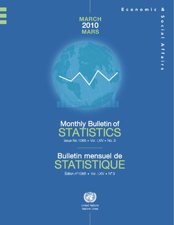 image of Monthly Bulletin of Statistics, March 2010