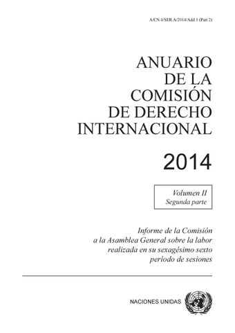 image of Anuario de la Comisión de Derecho Internacional 2014, Vol. II, Parte 2