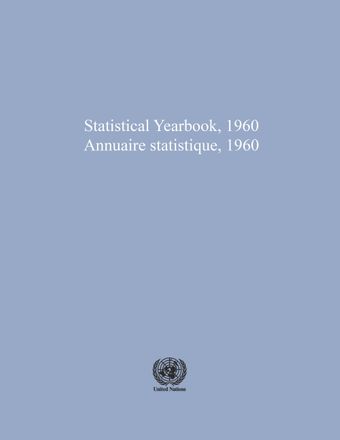 image of Statistical Yearbook 1960, Twelfth Issue