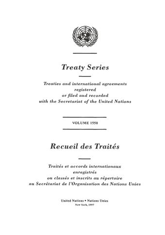 image of Treaty Series 1550