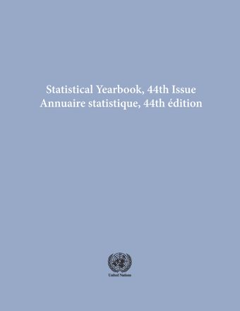 image of Statistical Yearbook 1997, Forty-fourth Issue