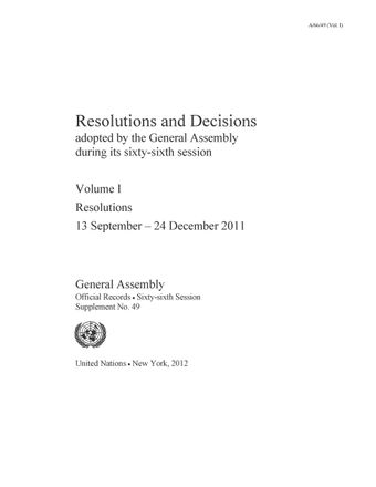 image of Checklist of resolutions