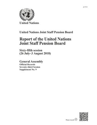 image of Amendments to the rules of procedure of the united nations joint staff pension fund
