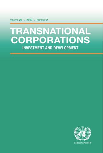 Transnational Corporations Vol. 26 No. 2