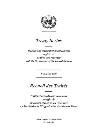 image of Treaty Series 1910
