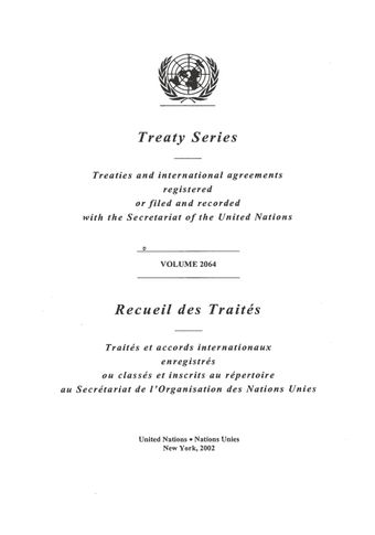 image of Treaty Series 2064