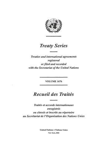 image of Treaty Series 1676