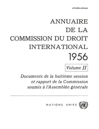 image of Liste des autres documents relatifs aux travaux de la huitième session de la commission non reproduits dans ce volume
