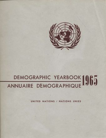 image of United Nations Demographic Yearbook 1965