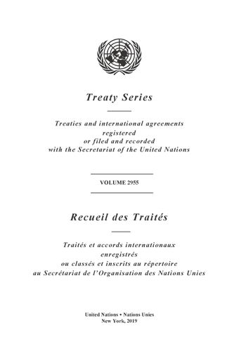 image of Recueil des Traités 2955
