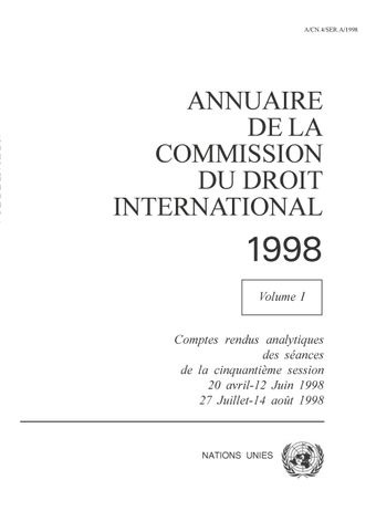 image of Répertoire des documents de la cinquantième session