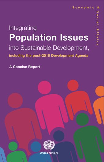 image of Integrating population issues into sustainable development, including in the post-2015 development agenda
