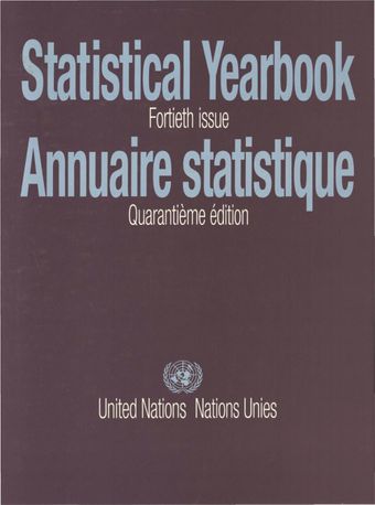 image of Statistical Yearbook 1993, Fortieth Issue