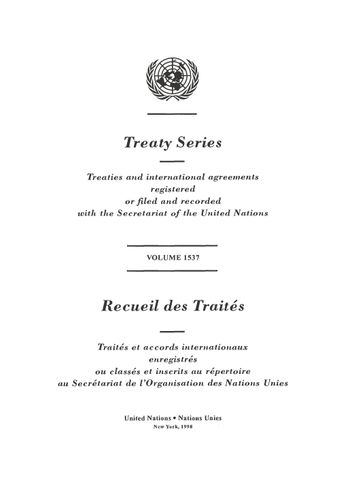 image of Treaty Series 1537