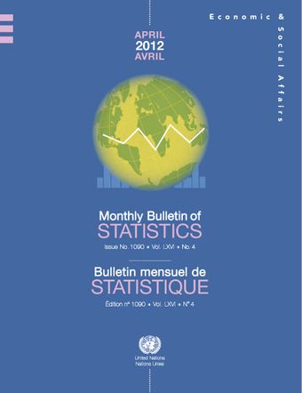 image of Monthly Bulletin of Statistics, April 2012