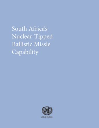 image of South Africa’s Nuclear-Tipped Ballistic Missile Capability