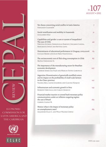 CEPAL Review No. 107, August 2012