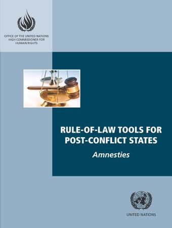 image of International law and United Nations policy on amnesties