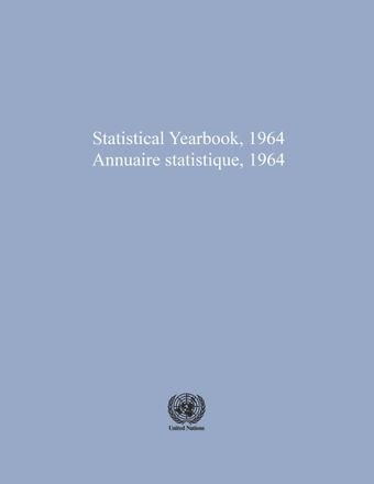 image of Annuaire statistique 1964, Seizième édition