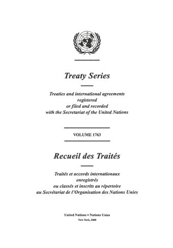 image of No. 26369. Montreal Protocol on Substances that Deplete the Ozone Layer. Concluded at Montreal on 16 September 1987