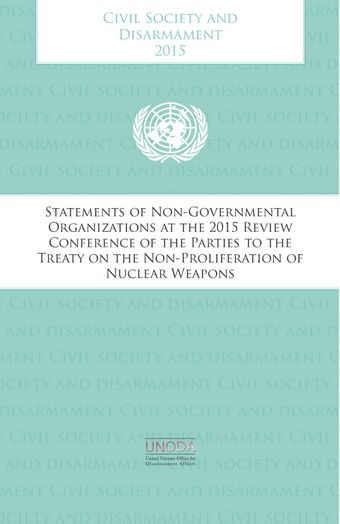 image of Civil Society and Disarmament 2015