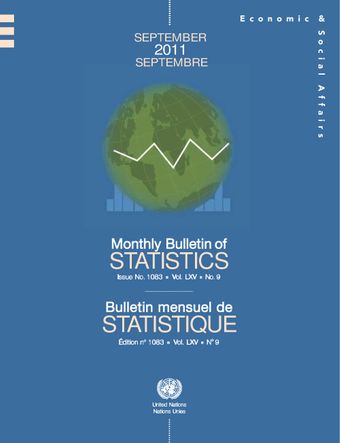 image of Monthly Bulletin of Statistics, September 2011