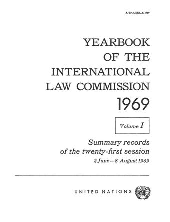 image of Yearbooks of the International Law Commission