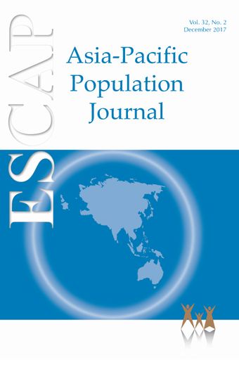 Asia-Pacific Population Journal, Vol. 32, No. 2, December 2017