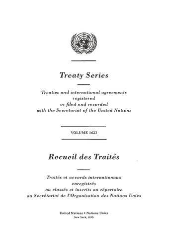 image of Treaty Series 1623
