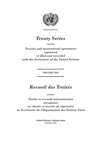 image of Treaty Series 1519