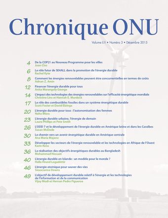 Chronique ONU Vol. LII No.3 2015