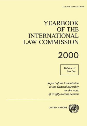 image of Yearbook of the International Law Commission 2000, Vol. II, Part 2